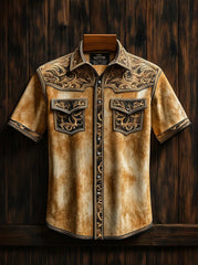 Men's Western Yoke Short Sleeve Shirt
