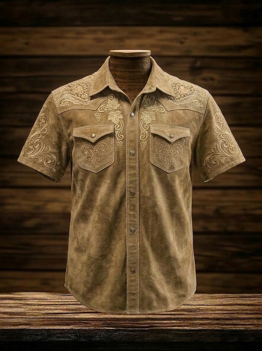 Men's Western Yoke Short Sleeve Shirt
