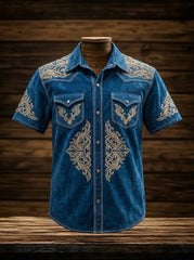 Men's Western Yoke Short Sleeve Shirt