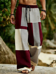 Men's Abstract Geometric Art Print Casual Pants