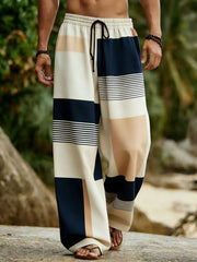 Men's Abstract Geometric Art Print Casual Pants