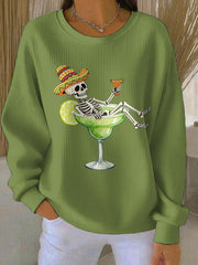 Women's Mexico Art Cinco De Mayo Printed Sweatshirt