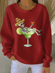 Women's Mexico Art Cinco De Mayo Printed Sweatshirt