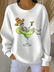 Women's Mexico Art Cinco De Mayo Printed Sweatshirt