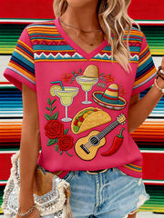 Women's Mexican Art Cinco de Mayo T-Shirt