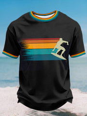 Men's Surf Art Print T-Shirts
