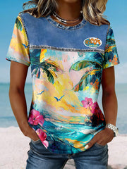 Women's Holiday Surf Casual T-Shirts