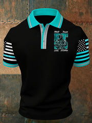 Men's PTSD Awareness Veteran Printed Casual Tops