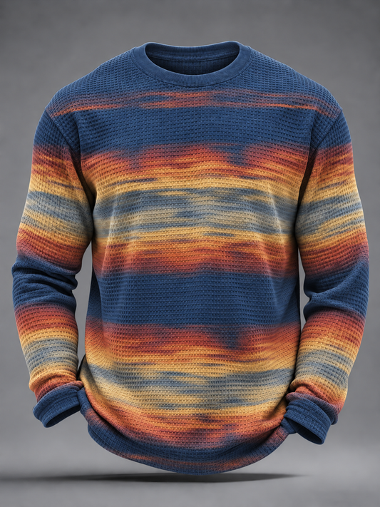 Men's West Waffle Long Sleeve T-Shirt